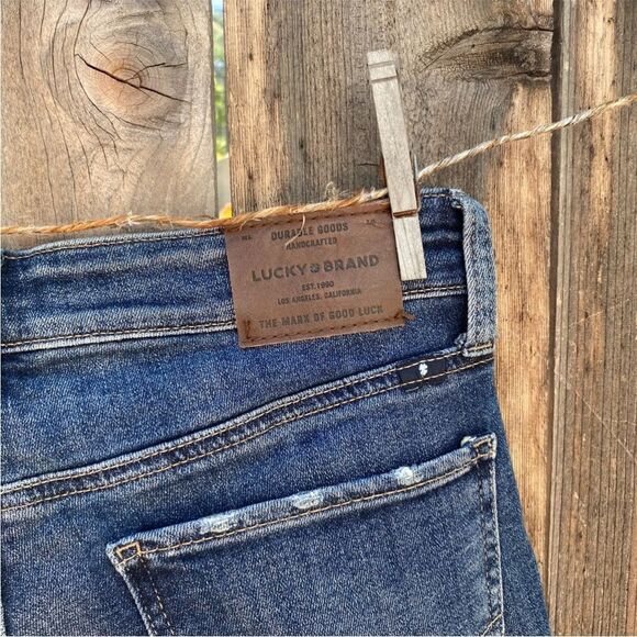 Lucky Brand Dark Blue sweet crop Ankle Jeans size 6 - Picture 10 of 13